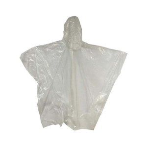 MULTI COLOR 50 PACK DISPOSABLE RAIN PONCHOS